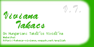 viviana takacs business card